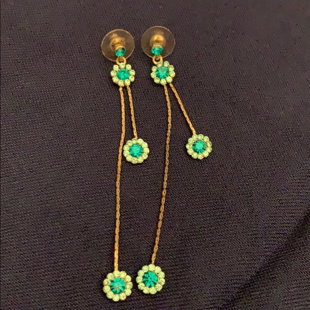 Blue Flower Earrings